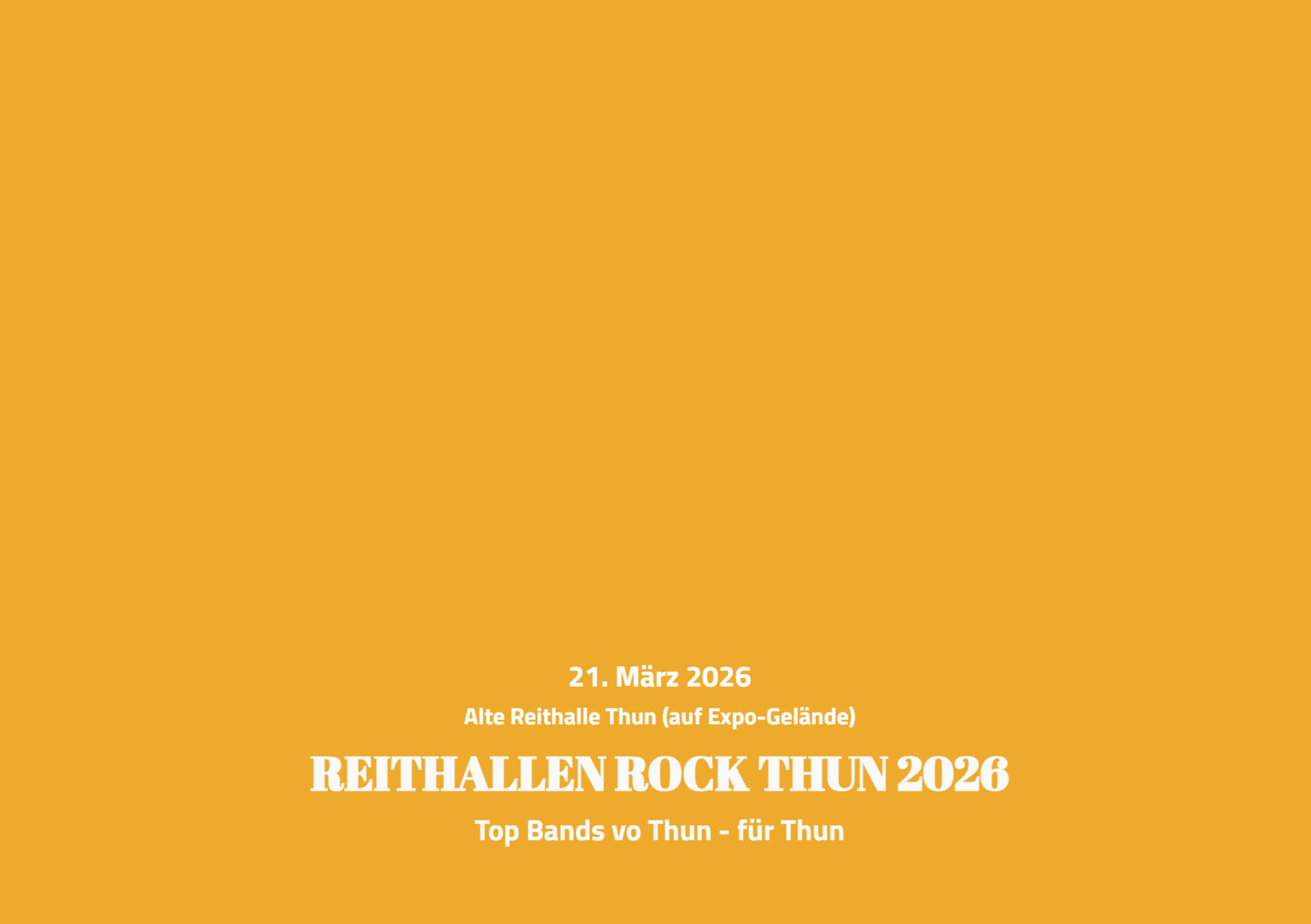 Reithallenrock 2026
