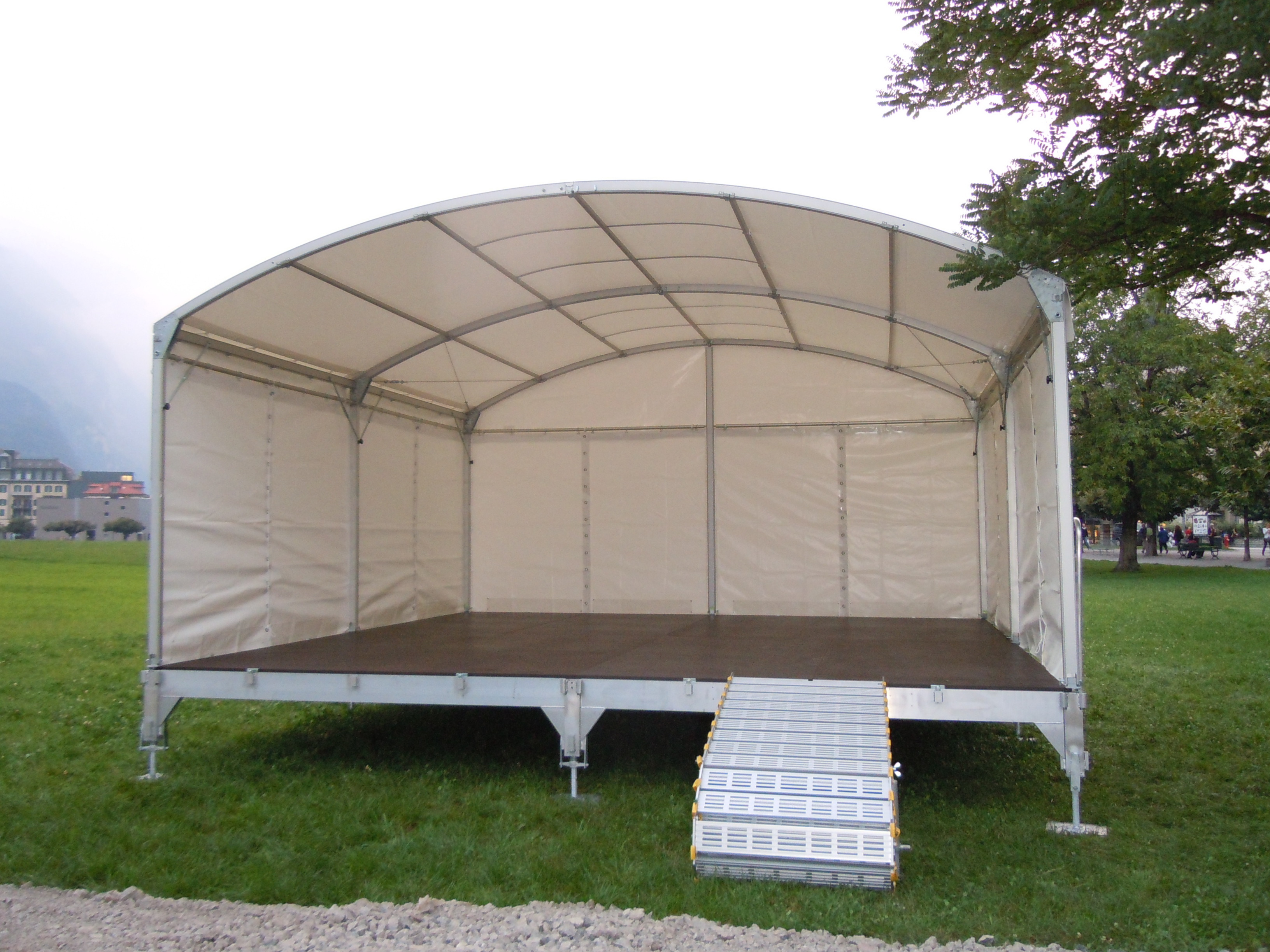 Zeltbühne Woodstock 6x6m